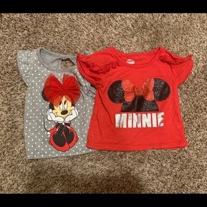 Minnie Mouse short sleeved shirts
